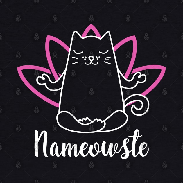 Namaste Humor. Yoga Cat. by KsuAnn